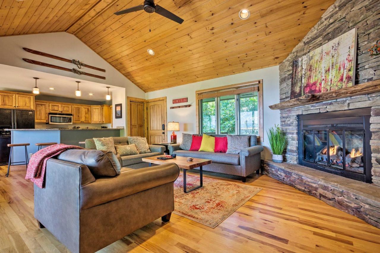 Cabin With Hot Tub And Mountain Views Less Than 5 Mi To Boone Blowing Rock Dış mekan fotoğraf